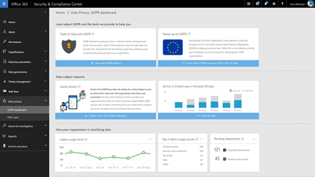 Office 365 Information Protection for GDPR